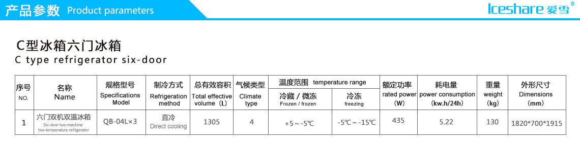 六门冷柜(图1)